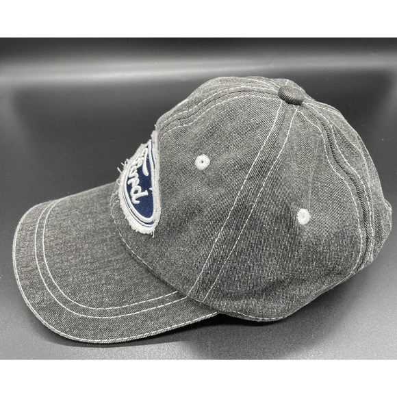 Ford Hat Cap Strap Back Grey Blue Logo Casual Mens Baseball Cap - Picture 5 of 7